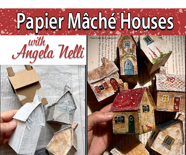 Papier Mâché Houses